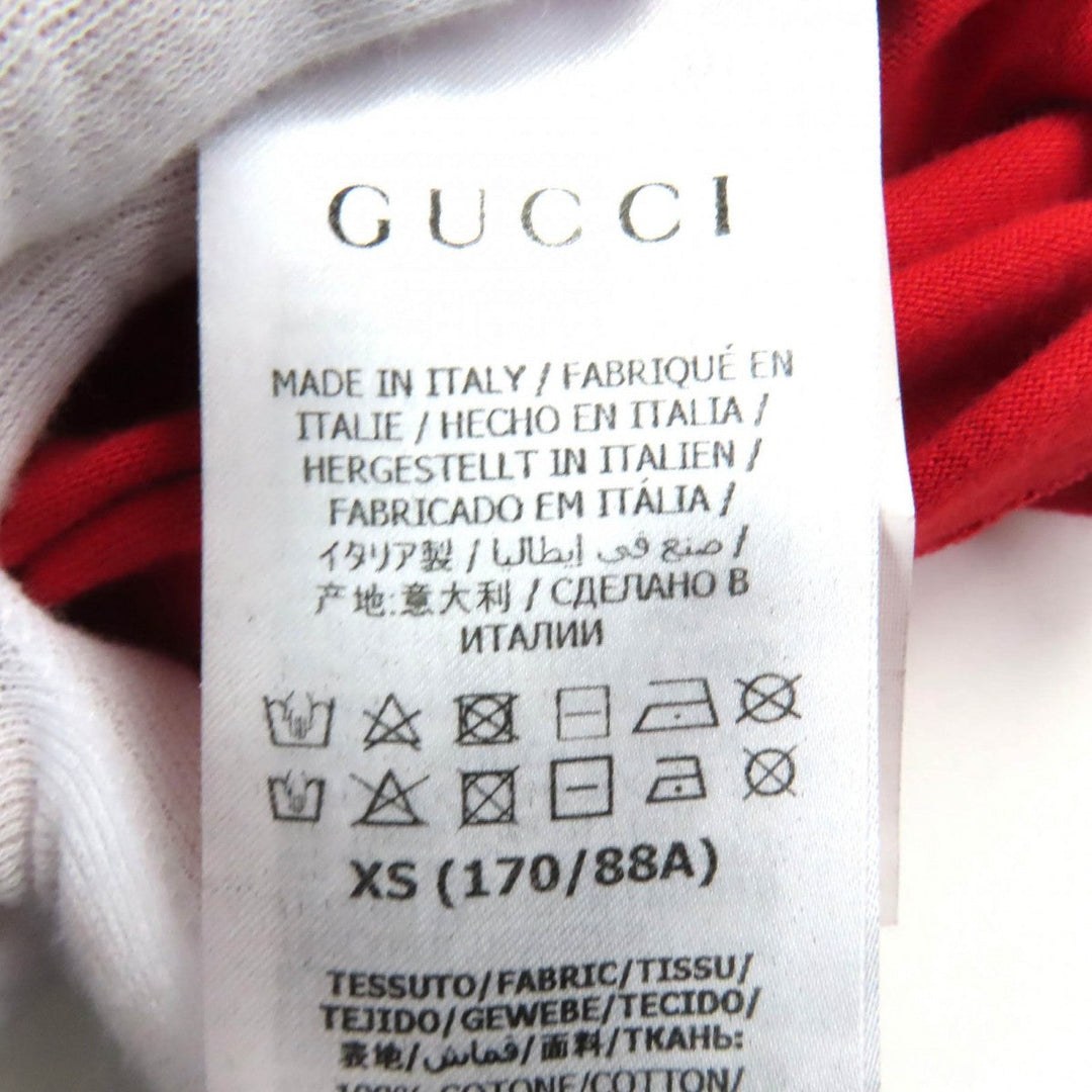 GUCCI Short sleeve T-shirt 616036 cotton Red XS