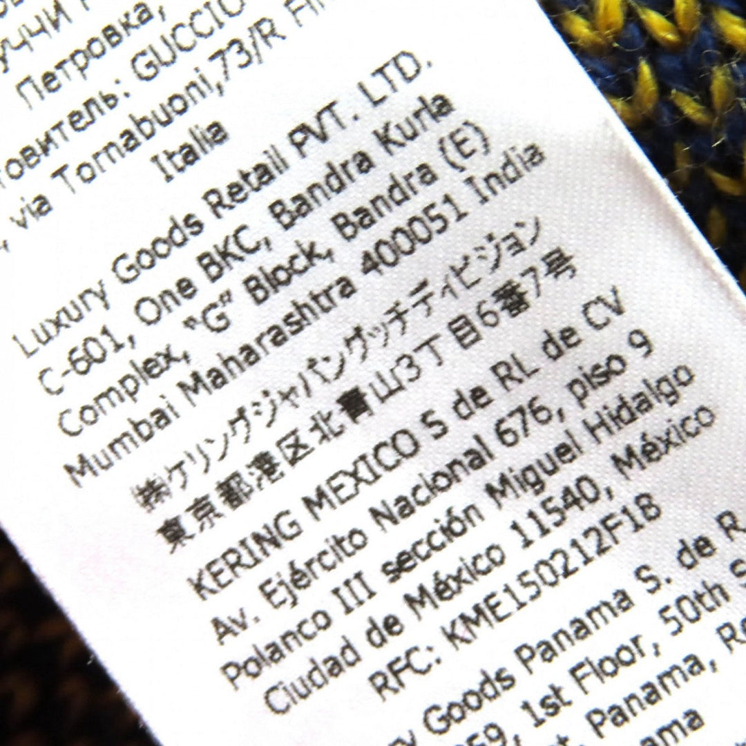 GUCCI Pants 724777 wool Red Blue Green Yellow S