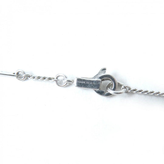 CELINE Necklace 461EH6SSO Main: SV925 , Part: Onyx black Bevel Cut Necklace/Onyx Rhodium Finish Sterling Silver Women Used Authentic