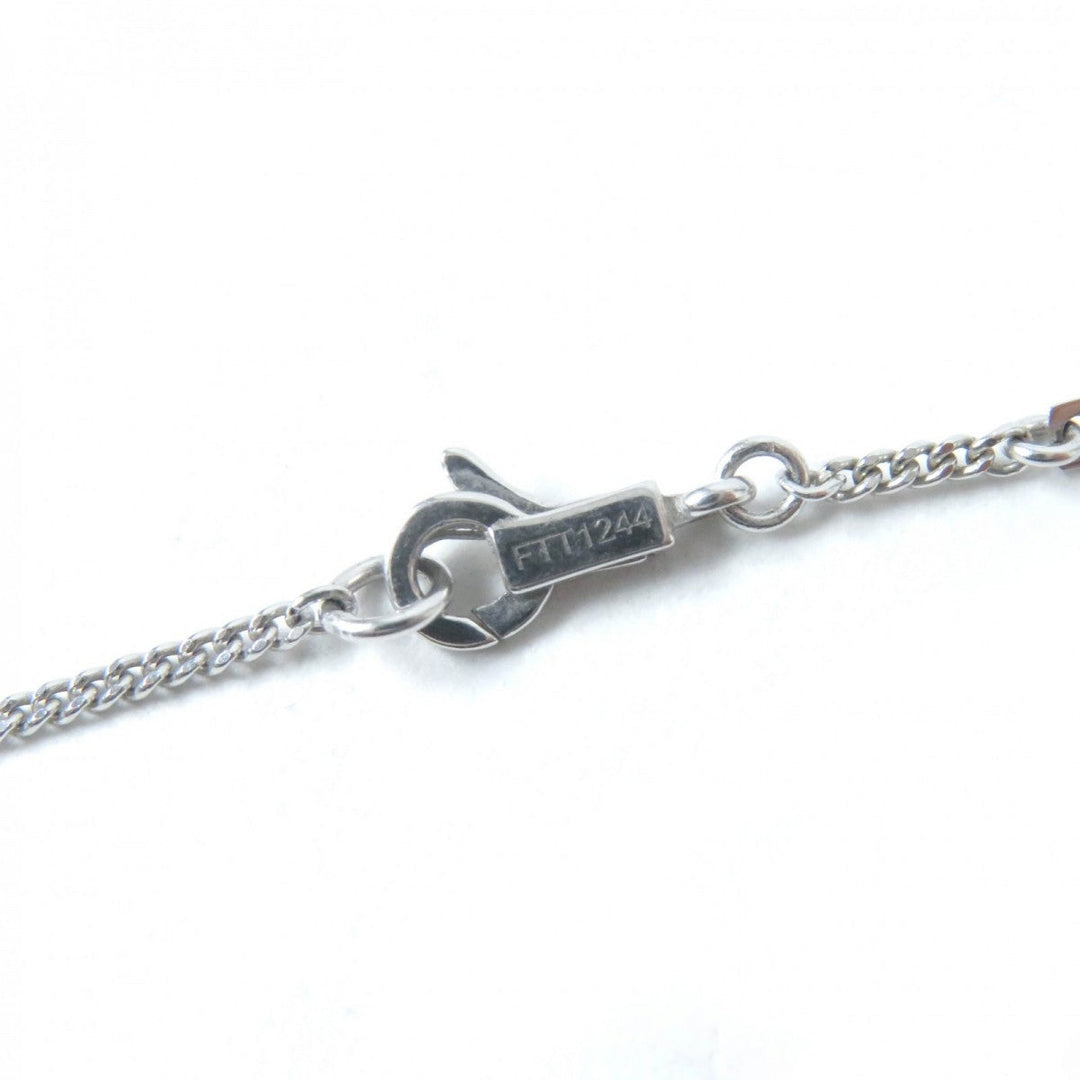 CELINE Necklace 461EH6SSO Main: SV925 , Part: Onyx black Bevel Cut Necklace/Onyx Rhodium Finish Sterling Silver Women Used Authentic