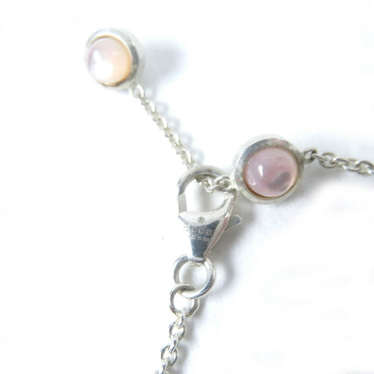 GUCCI Necklace 527399 Main: AG925, Part: Mother of pearl Silver pink Women Used Authentic