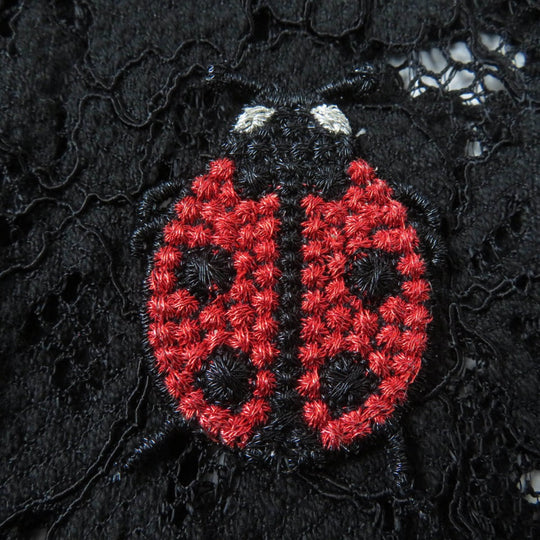 GUCCI Short sleeve polo shirt 434550 Main: 40% cotton, Main: 34% rayon, Main: 26% nylon, Part: 100% polyester black Women L Used Authentic