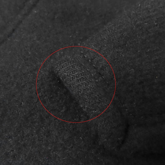 BURBERRY BLUE LABEL trench coat Outer material: 70% wool, Outer material: 30% angora, Fur: raccoon, Part: cowhide, Lining: 100% polyester black Women 38 Used Authentic