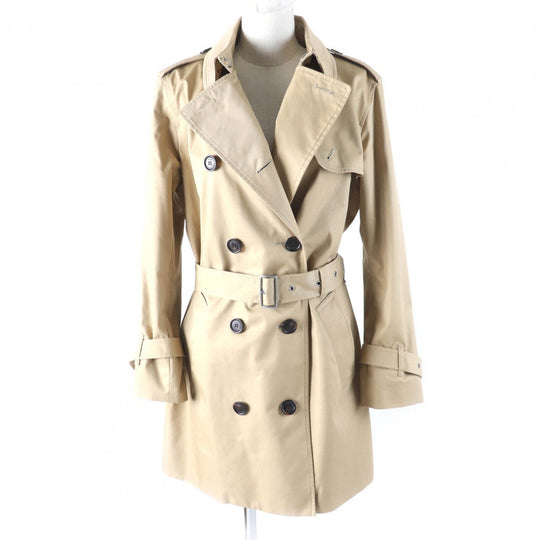 COACH trench coat CG049 Outer: 68% cotton, Outer: 32% polyester, Lining: 58% polyester, Lining: 42% viscose (rayon), Part: 56% polyester beige Women M Used Authentic