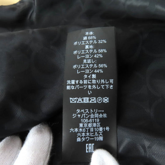 COACH trench coat CG049 Outer: 68% cotton, Outer: 32% polyester, Lining: 58% polyester, Lining: 42% viscose (rayon), Part: 56% polyester beige Women M Used Authentic