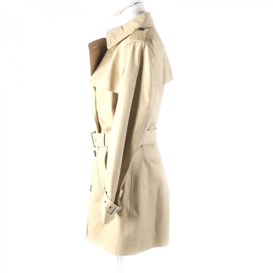 COACH trench coat CG049 Outer: 68% cotton, Outer: 32% polyester, Lining: 58% polyester, Lining: 42% viscose (rayon), Part: 56% polyester beige Women M Used Authentic