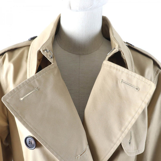 COACH trench coat CG049 Outer: 68% cotton, Outer: 32% polyester, Lining: 58% polyester, Lining: 42% viscose (rayon), Part: 56% polyester beige Women M Used Authentic
