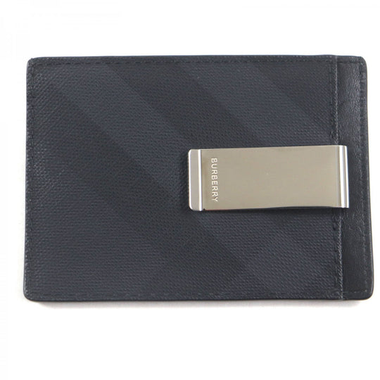 BURBERRY Card Case Main: Leather, Main: PVC black mens Used Authentic