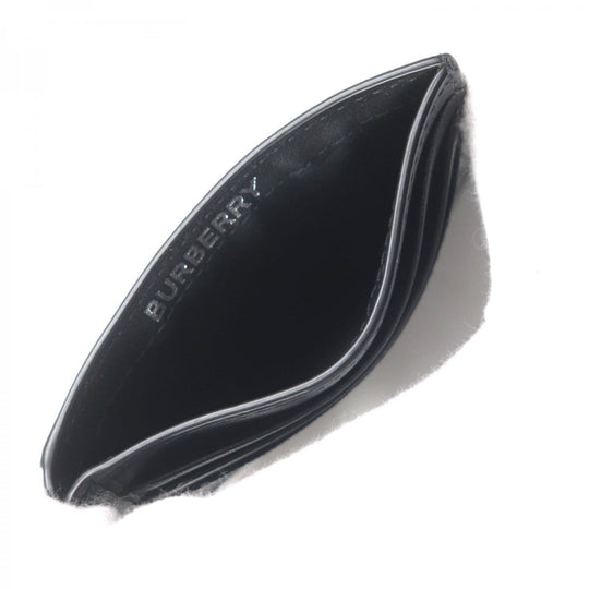 BURBERRY Card Case Main: Leather, Main: PVC black mens Used Authentic