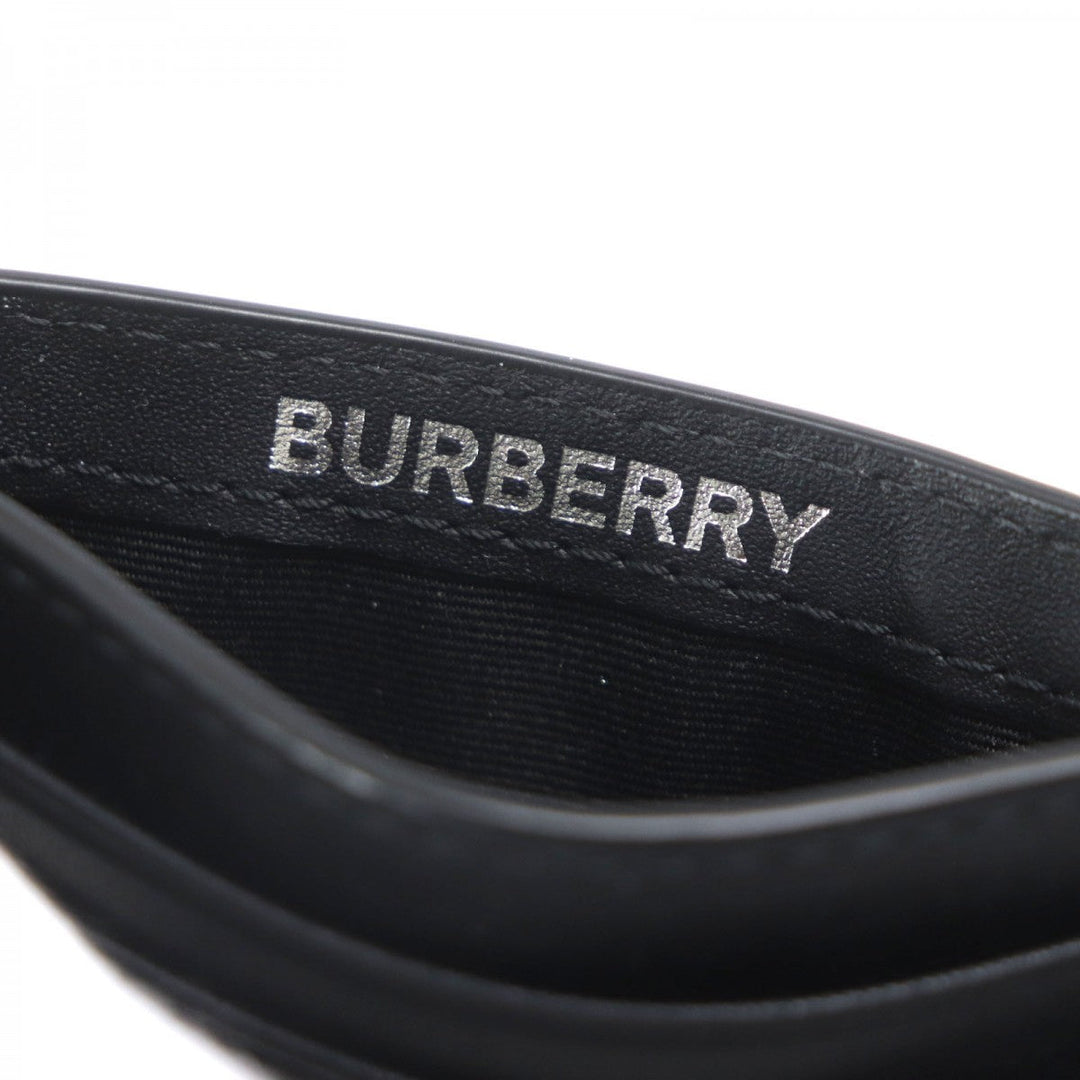 BURBERRY Card Case Main: Leather, Main: PVC black mens Used Authentic