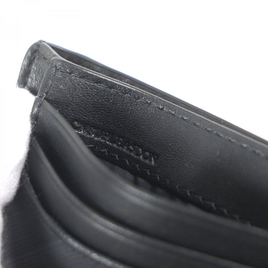BURBERRY Card Case Main: Leather, Main: PVC black mens Used Authentic
