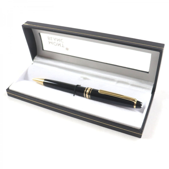 MONTBLANC Ballpoint pen Resin, Gold Plated black Meisterstck Pix Classic mens(Unisex) Used Authentic