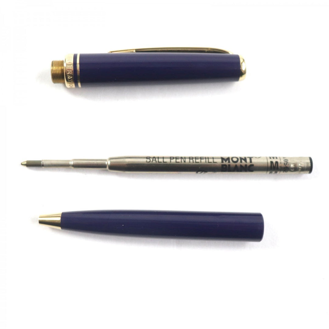 MONTBLANC Ballpoint pen Resin, Gold Plated blue Generation New Model mens(Unisex) Used Authentic