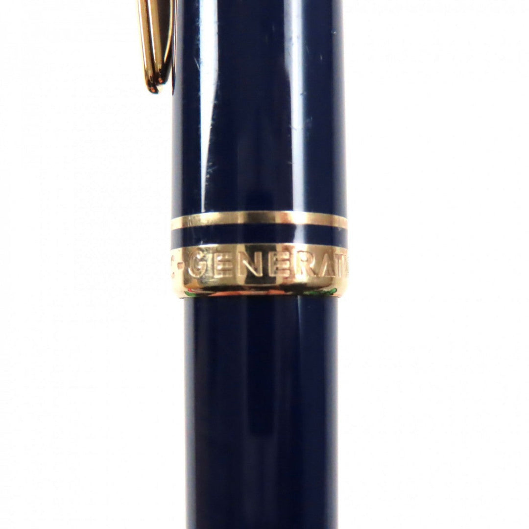 MONTBLANC Ballpoint pen Resin, Gold Plated blue Generation New Model mens(Unisex) Used Authentic