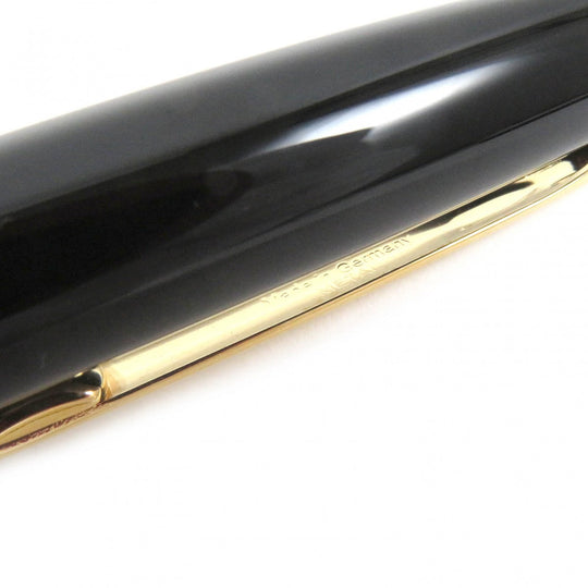 MONTBLANC Ballpoint pen Resin, Gold Plated black Classic mens(Unisex) Used Authentic
