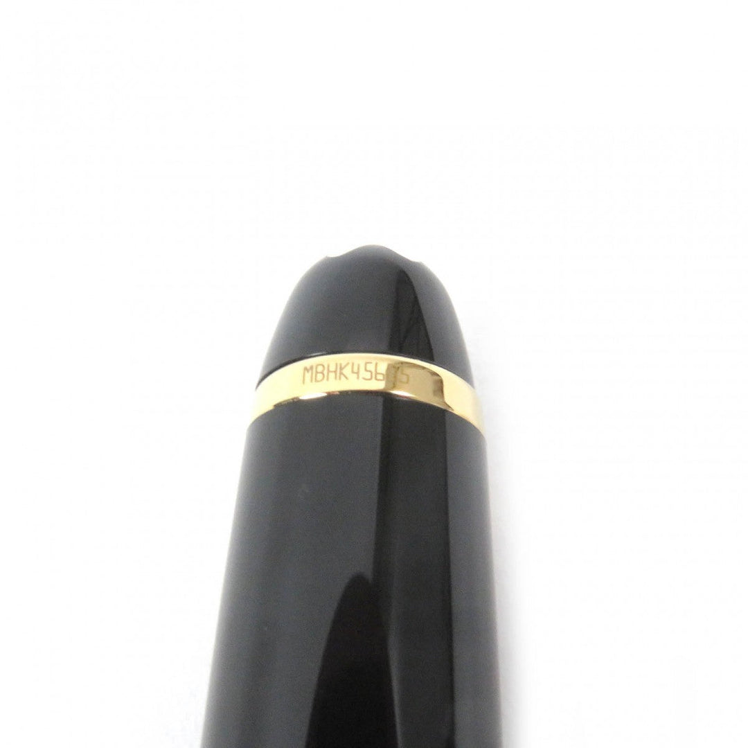 MONTBLANC Ballpoint pen Resin, Gold Plated black Classic mens(Unisex) Used Authentic