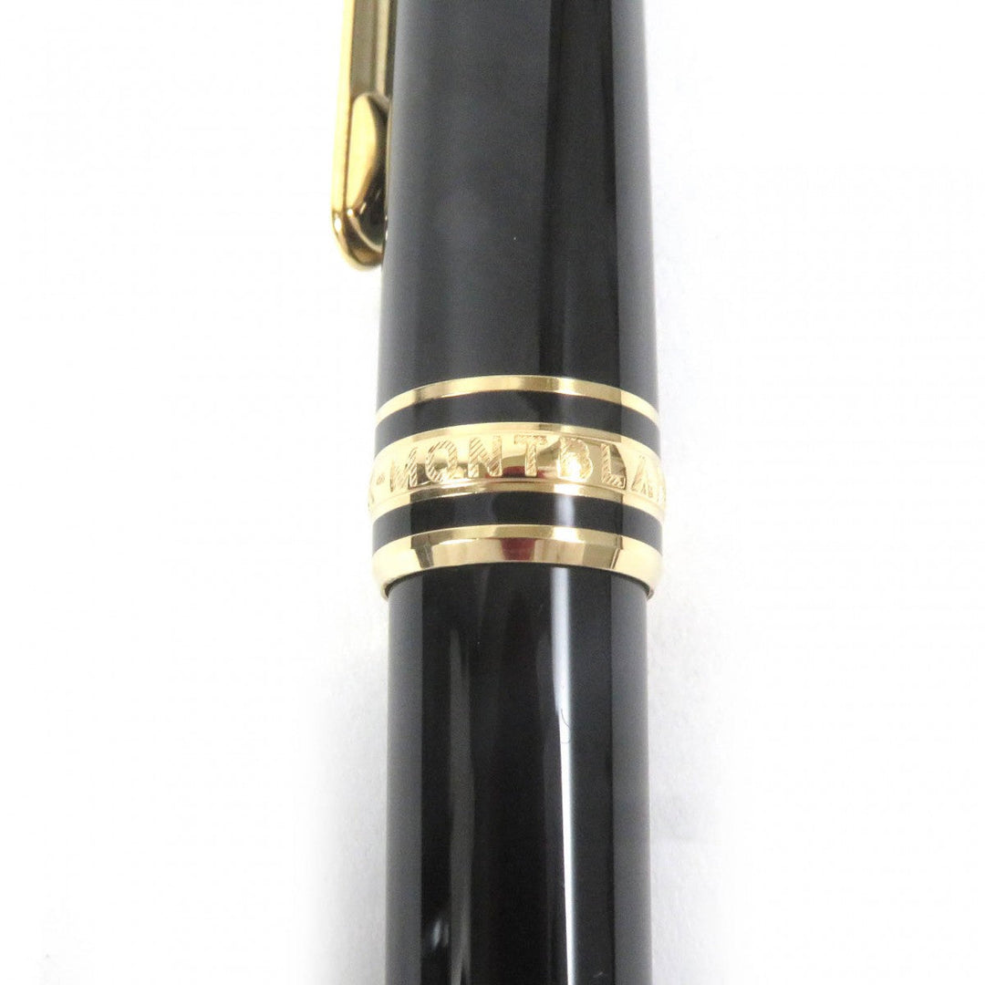 MONTBLANC Ballpoint pen Resin, Gold Plated black Classic mens(Unisex) Used Authentic
