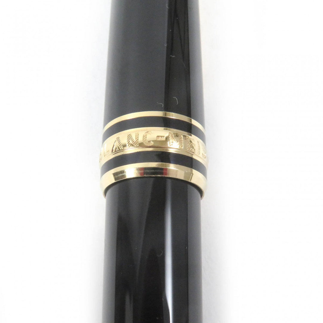 MONTBLANC Ballpoint pen Resin, Gold Plated black Classic mens(Unisex) Used Authentic