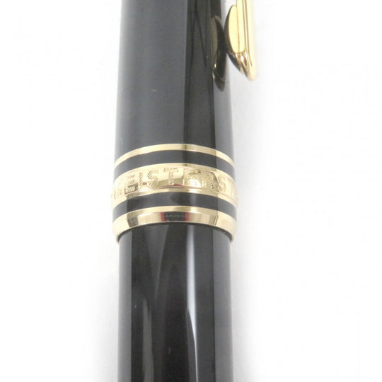 MONTBLANC Ballpoint pen Resin, Gold Plated black Classic mens(Unisex) Used Authentic