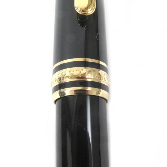 MONTBLANC Ballpoint pen Resin, Gold Plated black Classic mens(Unisex) Used Authentic