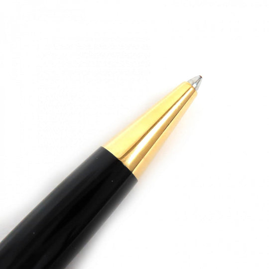 MONTBLANC Ballpoint pen Resin, Gold Plated black Meisterstck Classic mens(Unisex) Used Authentic