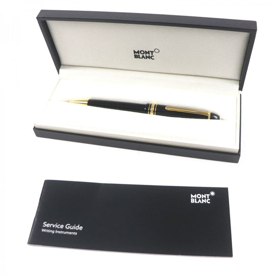 MONTBLANC Ballpoint pen Resin, Gold Plated black Meisterstckle Grand mens(Unisex) Used Authentic