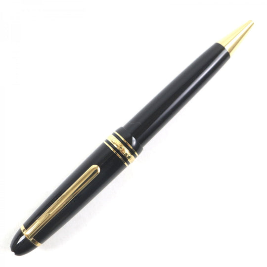 MONTBLANC Ballpoint pen Resin, Gold Plated black Meisterstckle Grand mens(Unisex) Used Authentic