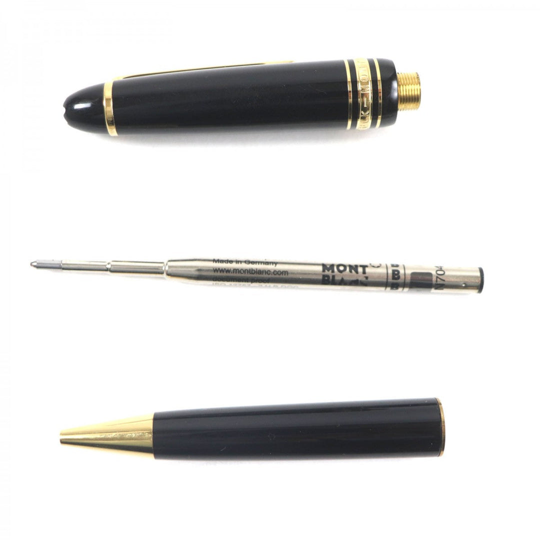 MONTBLANC Ballpoint pen Resin, Gold Plated black Meisterstckle Grand mens(Unisex) Used Authentic