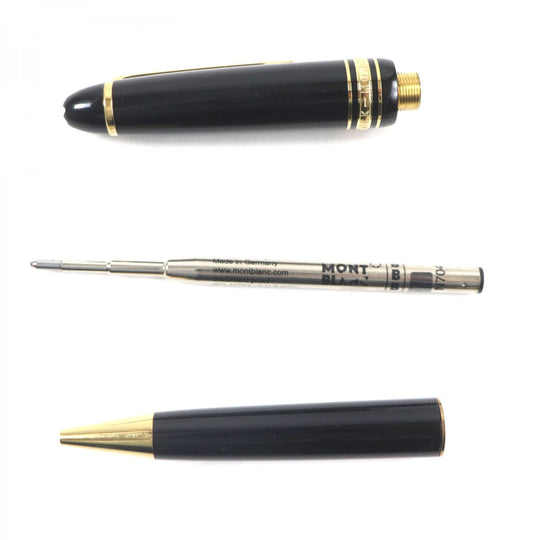 MONTBLANC Ballpoint pen Resin, Gold Plated black Meisterstckle Grand mens(Unisex) Used Authentic