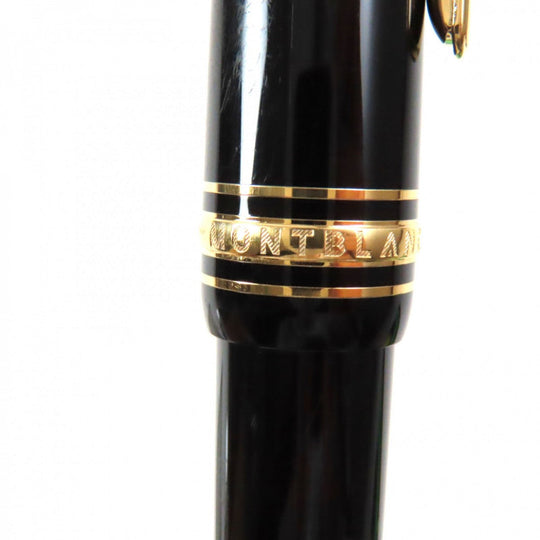 MONTBLANC Ballpoint pen Resin, Gold Plated black Meisterstckle Grand mens(Unisex) Used Authentic