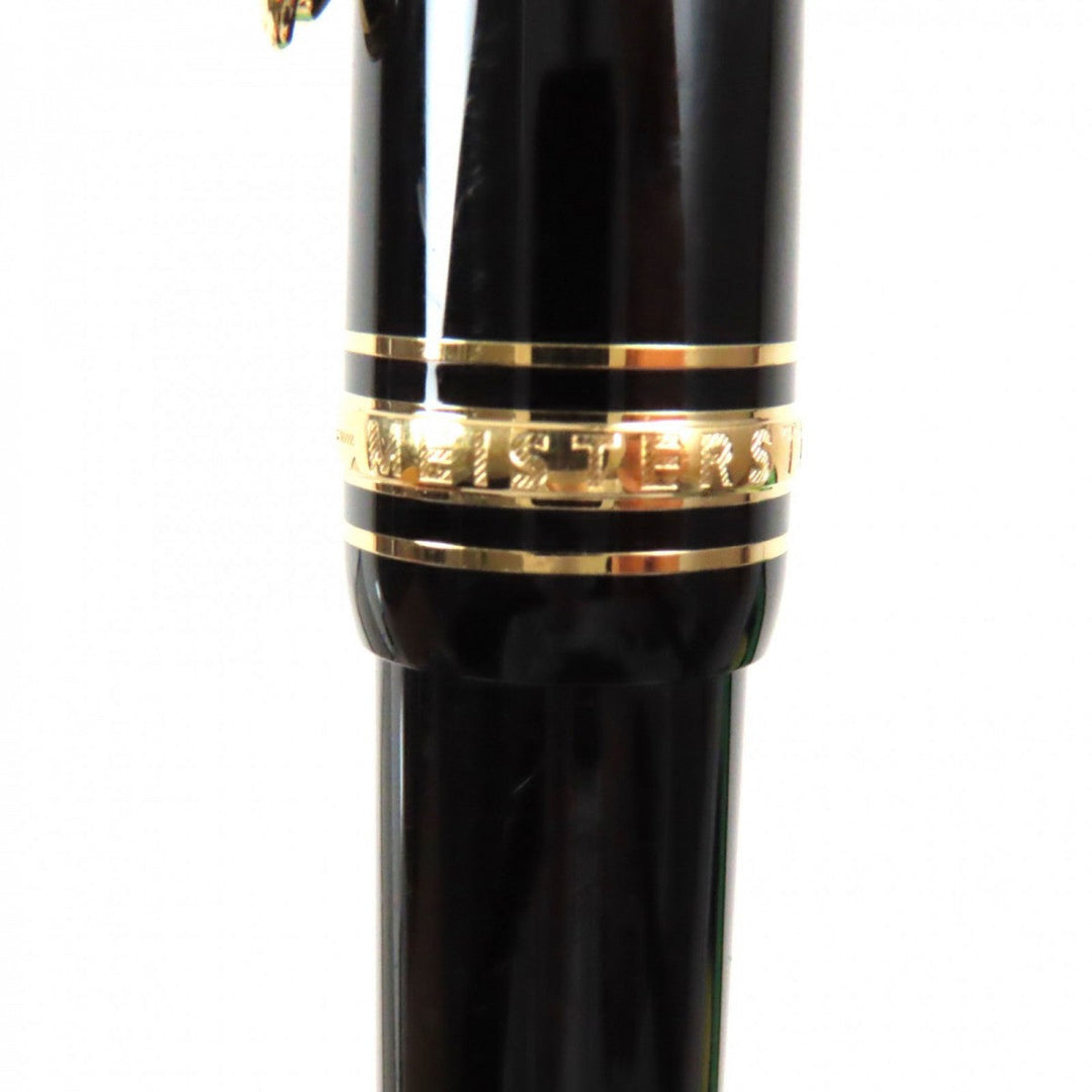 MONTBLANC Ballpoint pen Resin, Gold Plated black Meisterstckle Grand mens(Unisex) Used Authentic