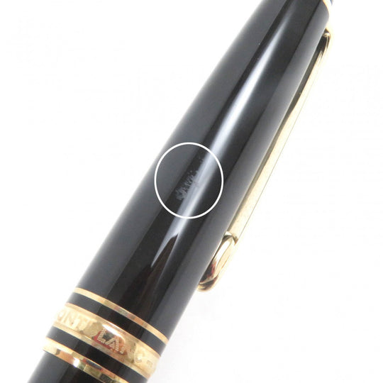 MONTBLANC fountain pen Main: Precious resin, Nib: 14K Black gold mens Used Authentic