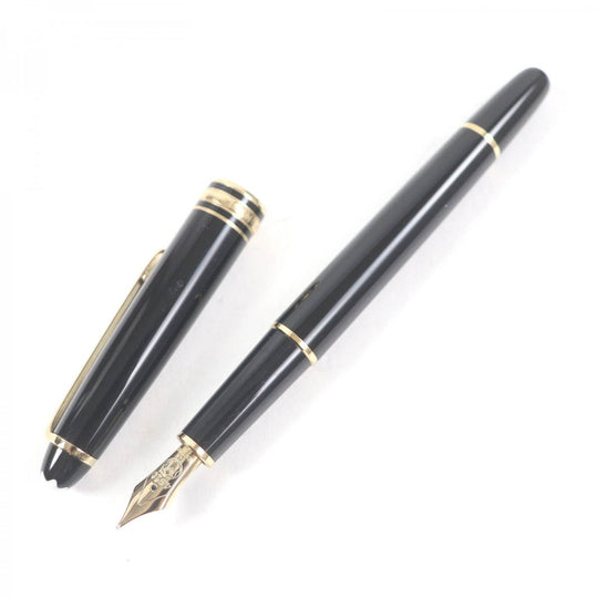 MONTBLANC fountain pen Main: Precious resin, Nib: 14K Black gold mens Used Authentic