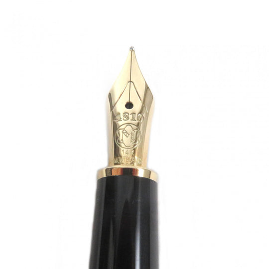 MONTBLANC fountain pen Main: Precious resin, Nib: 14K Black gold mens Used Authentic