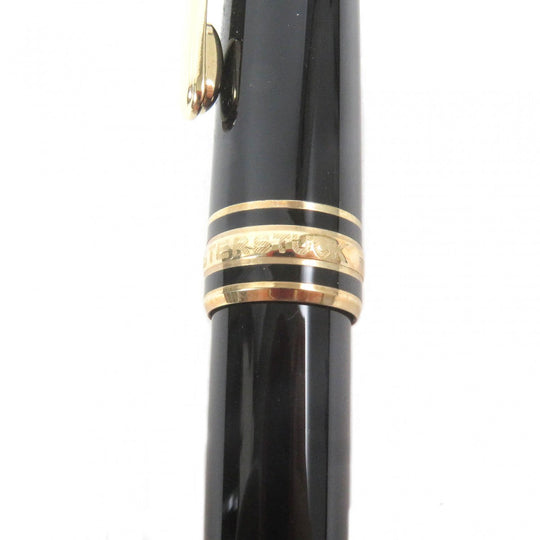 MONTBLANC fountain pen Main: Precious resin, Nib: 14K Black gold mens Used Authentic