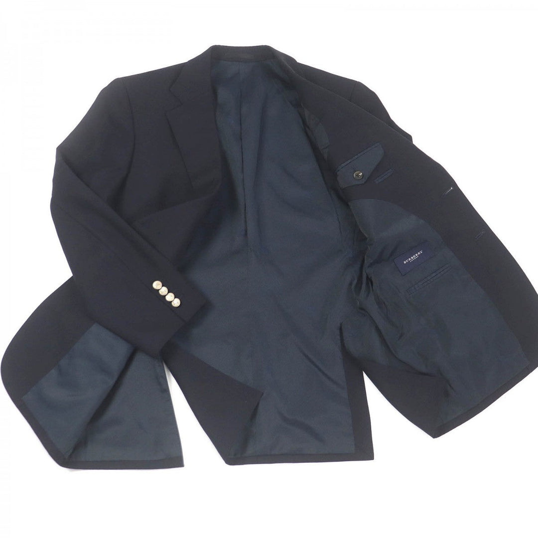 BURBERRY LONDON tailored jacket Outer: 94% wool, Outer: 5% cashmere, Outer: 1% nylon, Lining: cupra, Lining: polyester Navy mens Used Authentic
