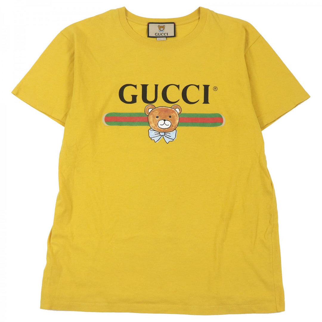 GUCCI Short sleeve T-shirt 548338 cotton yellow M
