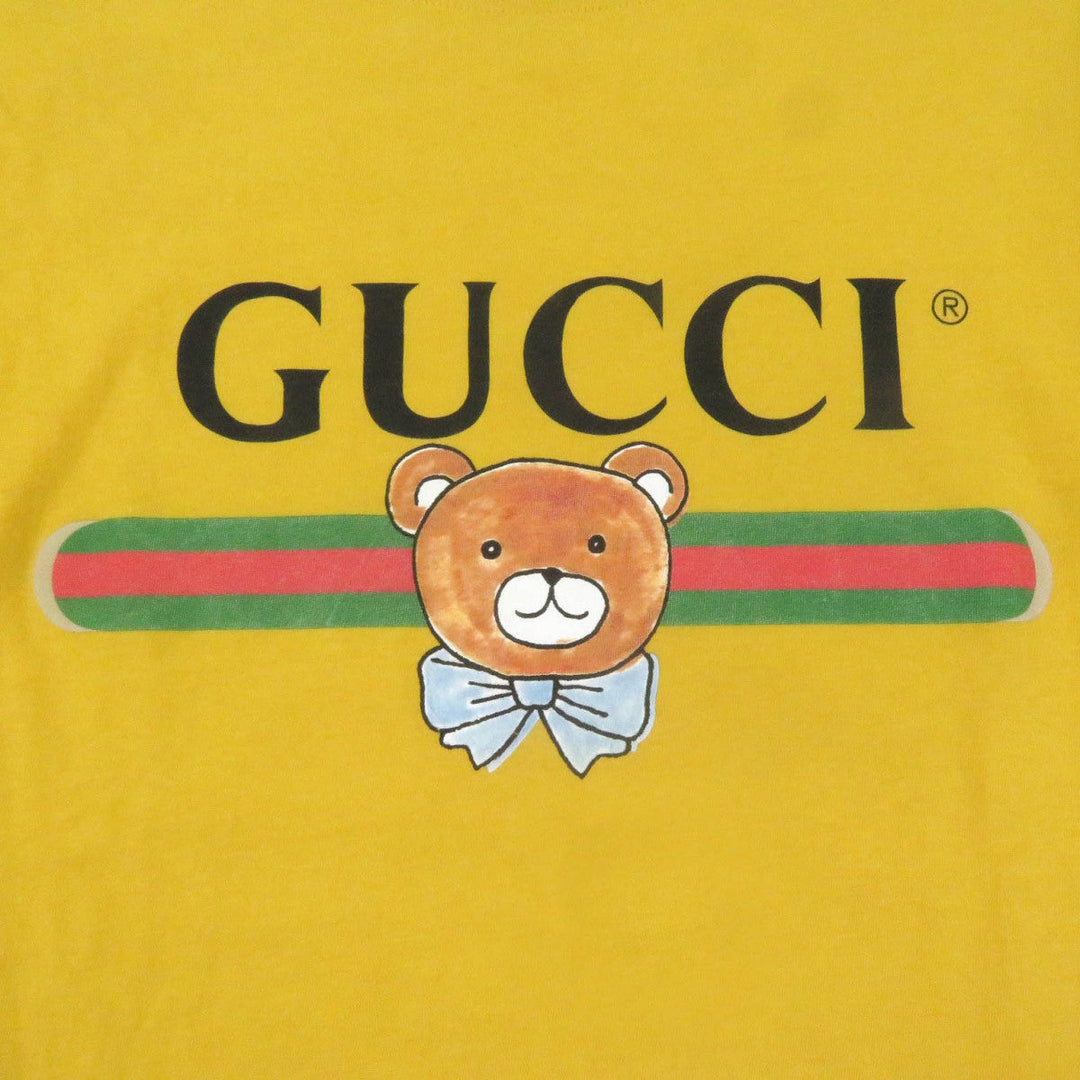 GUCCI Short sleeve T-shirt 548338 cotton yellow M