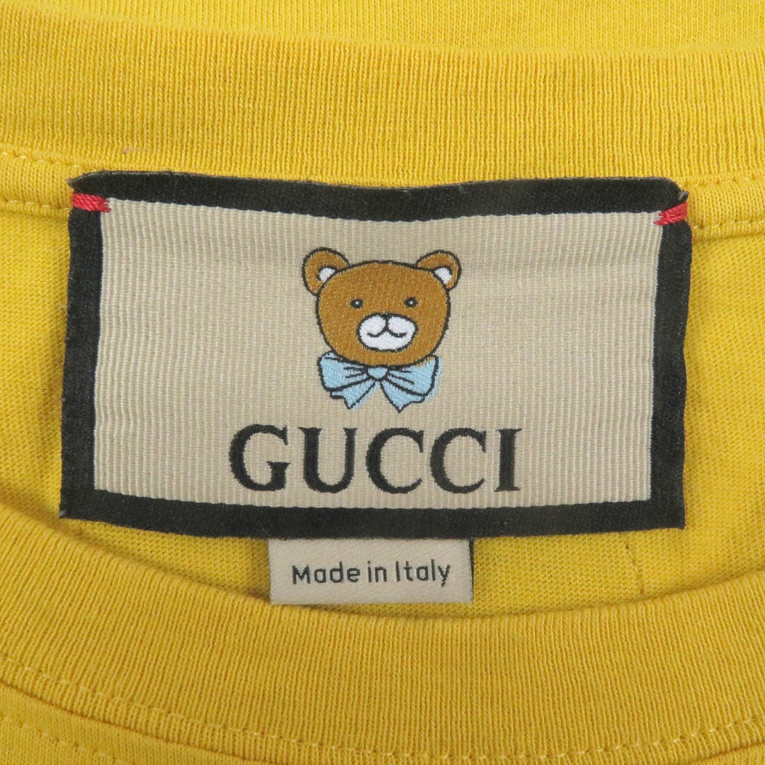 GUCCI Short sleeve T-shirt 548338 cotton yellow M
