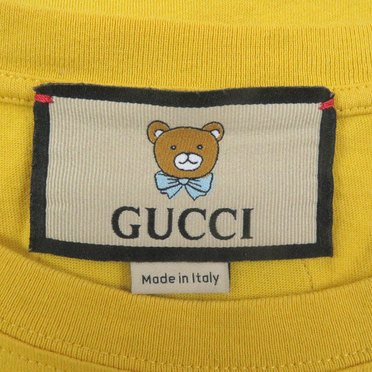 GUCCI Short sleeve T-shirt 548338 cotton yellow M