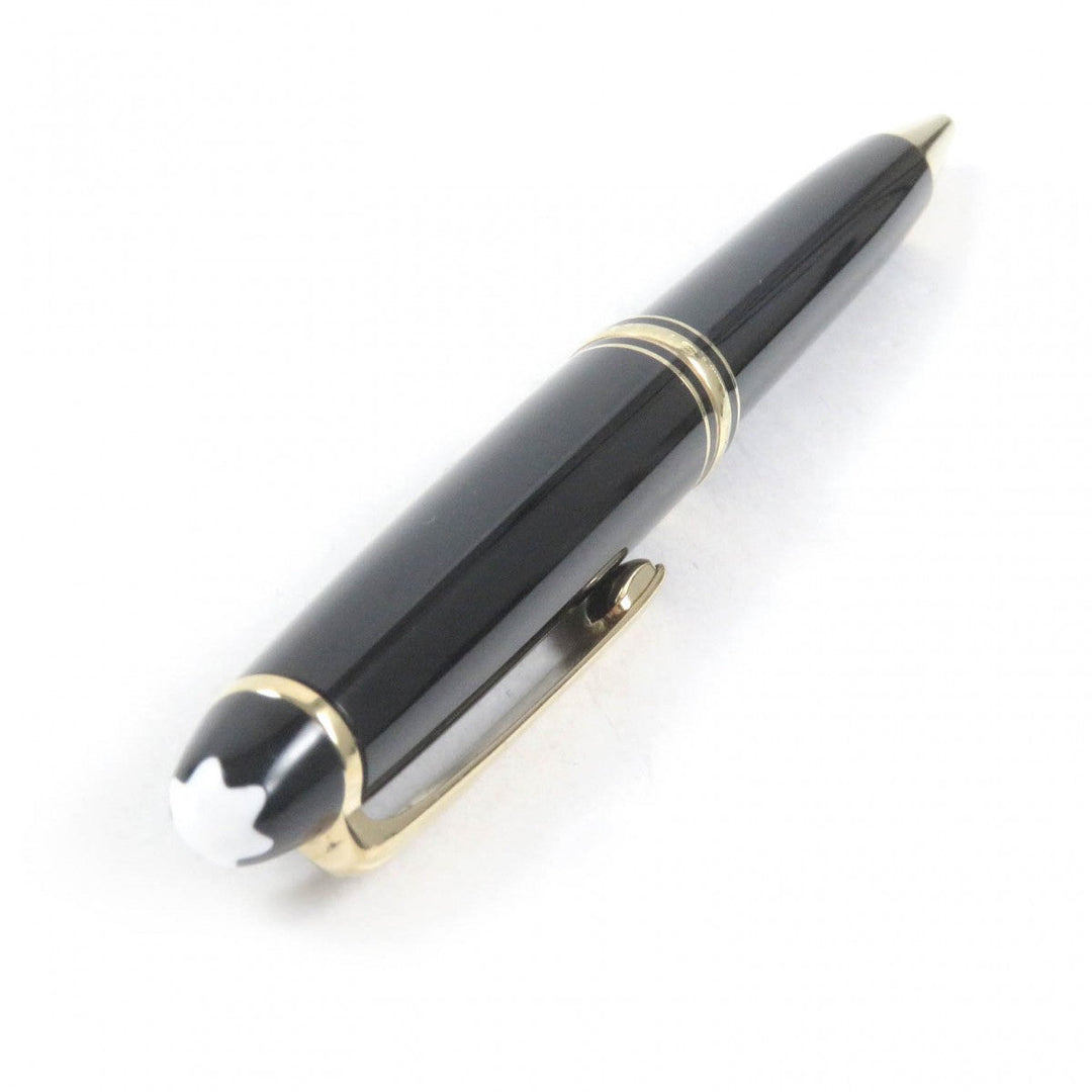 MONTBLANC Ballpoint pen Main: Precious resin Black gold mens Used Authentic
