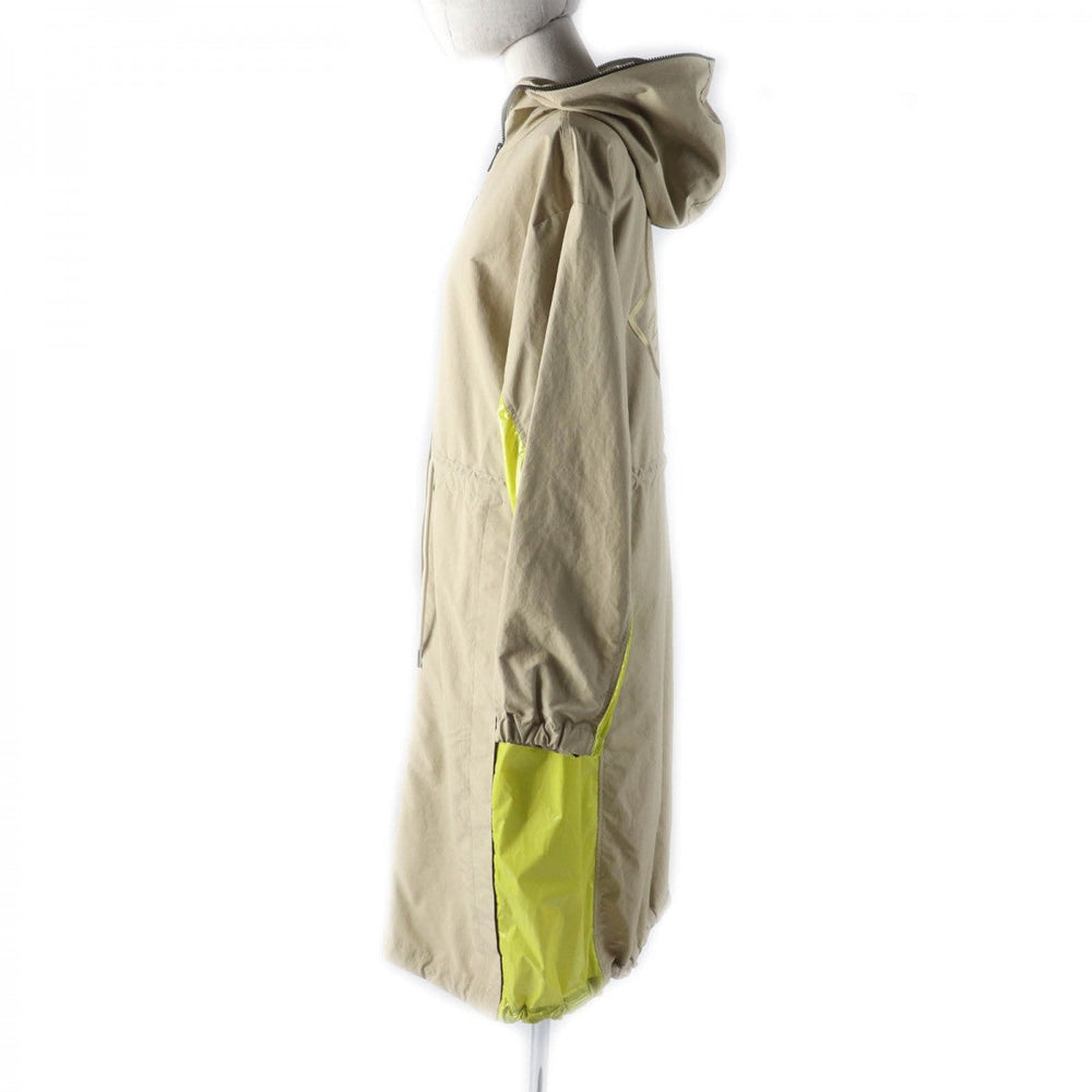 MONCLER coat Main: 100% polyester, Part: 100% polyester, Part: 100% polyester, Part: 100% nylon Beige yellow ALCYONE Women 1 Used Authentic
