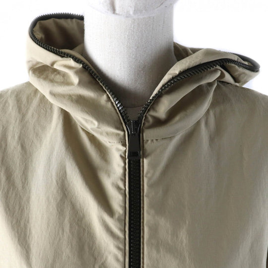 MONCLER coat Main: 100% polyester, Part: 100% polyester, Part: 100% polyester, Part: 100% nylon Beige yellow ALCYONE Women 1 Used Authentic