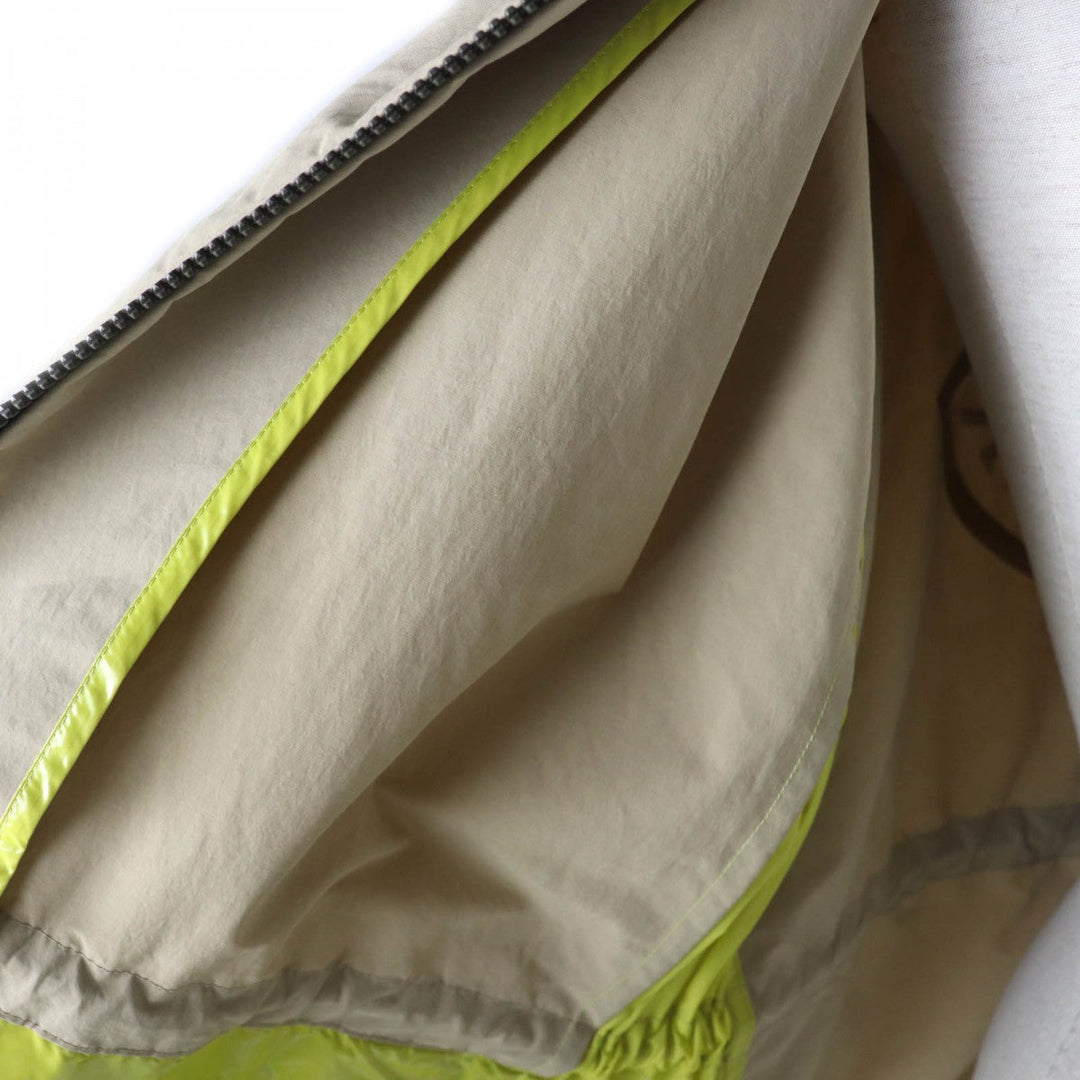 MONCLER coat Main: 100% polyester, Part: 100% polyester, Part: 100% polyester, Part: 100% nylon Beige yellow ALCYONE Women 1 Used Authentic