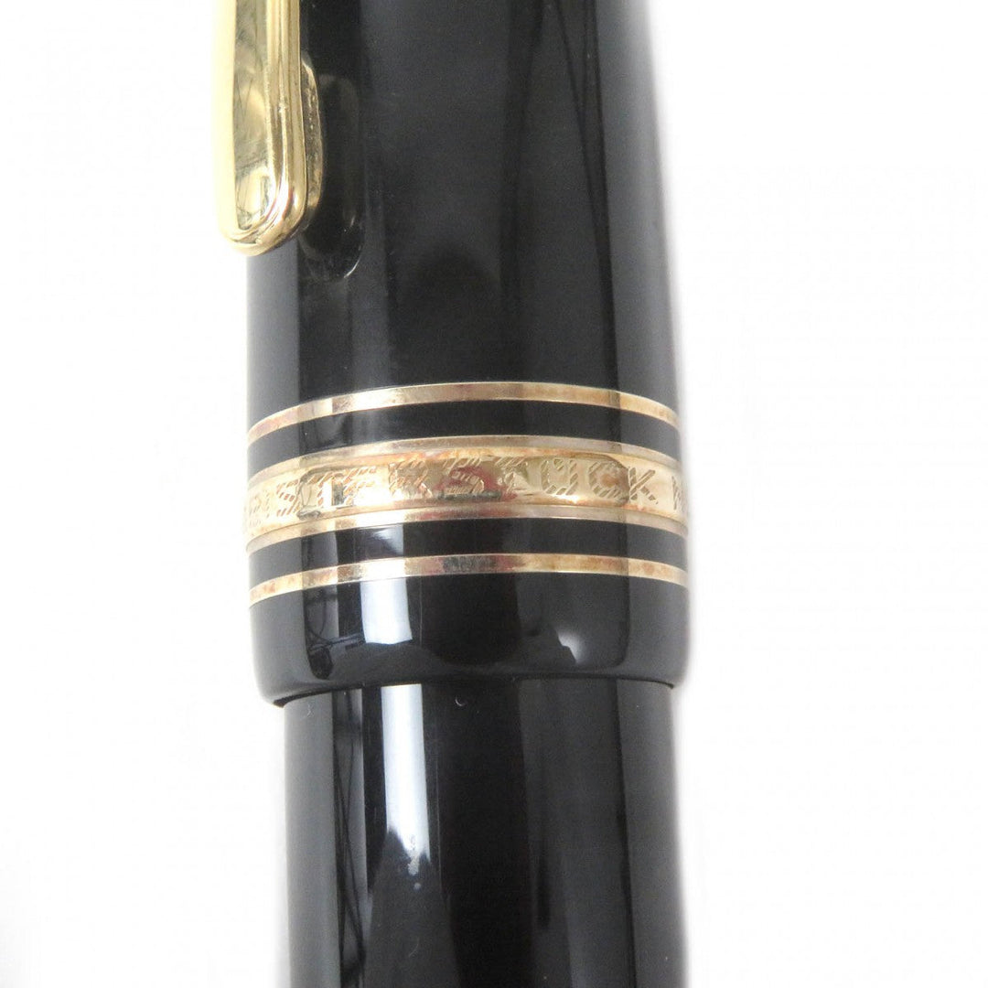 MONTBLANC fountain pen Pen point: 14K Black gold mens Used Authentic