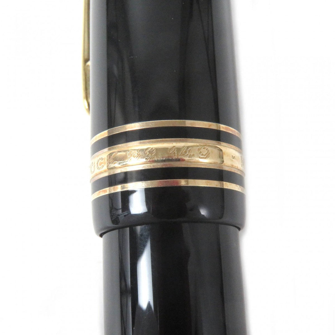 MONTBLANC fountain pen Pen point: 14K Black gold mens Used Authentic