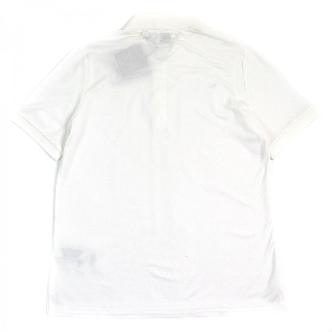BURBERRY Short sleeve polo shirt 8049382 Main: 100% cotton, some parts: 97% cotton, some parts: 3% elastane white Women L Used Authentic