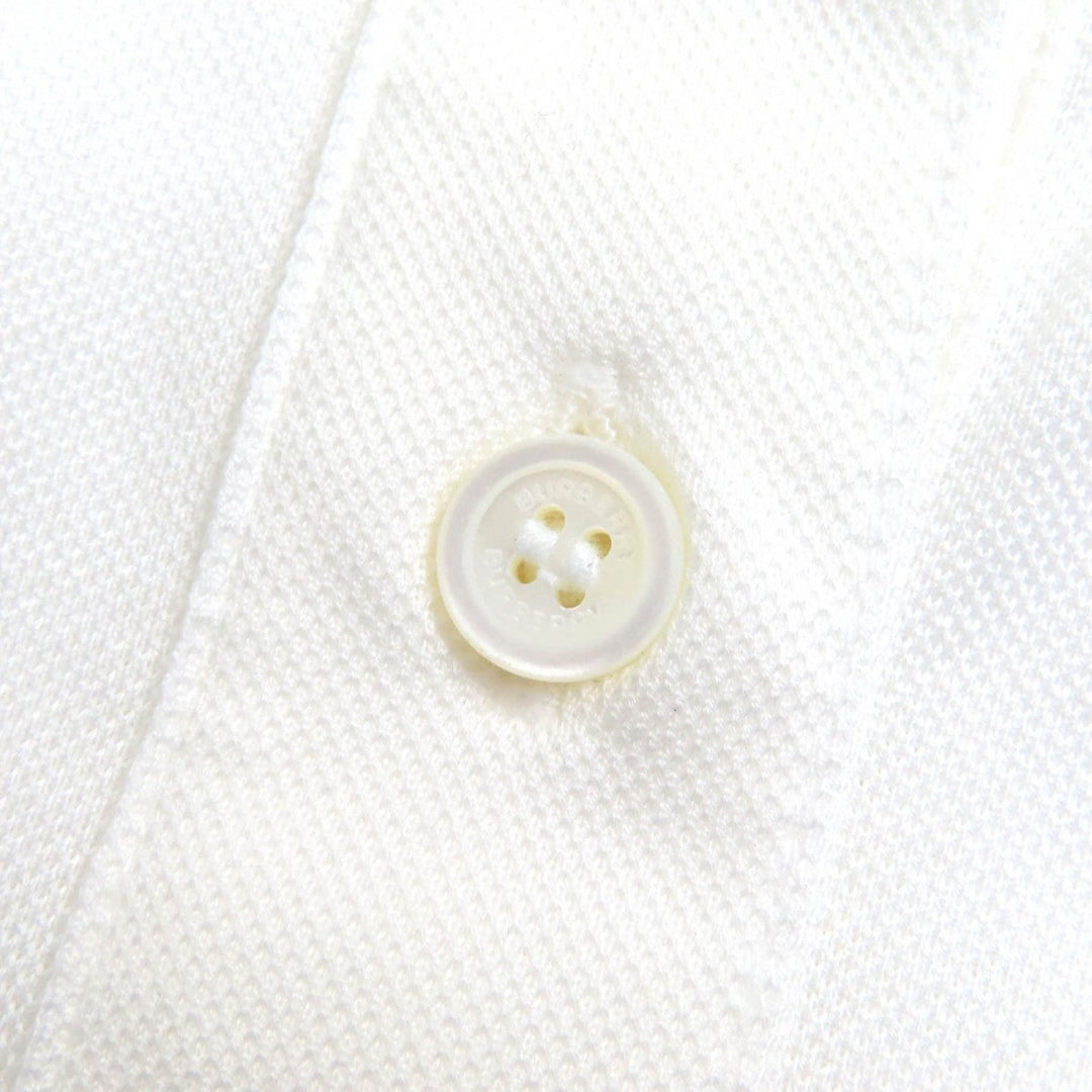 BURBERRY Short sleeve polo shirt 8049382 Main: 100% cotton, some parts: 97% cotton, some parts: 3% elastane white Women L Used Authentic