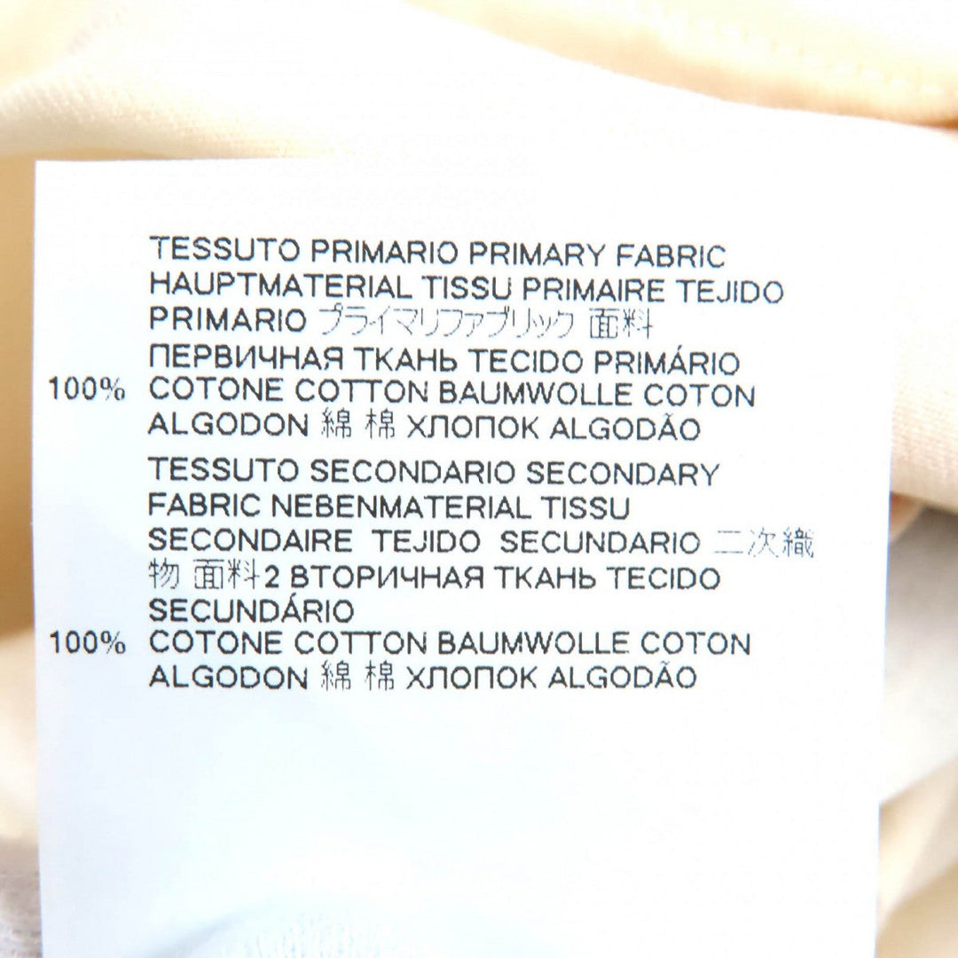 MARNI Short sleeve T-shirt HUMU0222P0 Main: 100% cotton, Part: 100% cotton Ivory Orange Green mens 48 Used Authentic