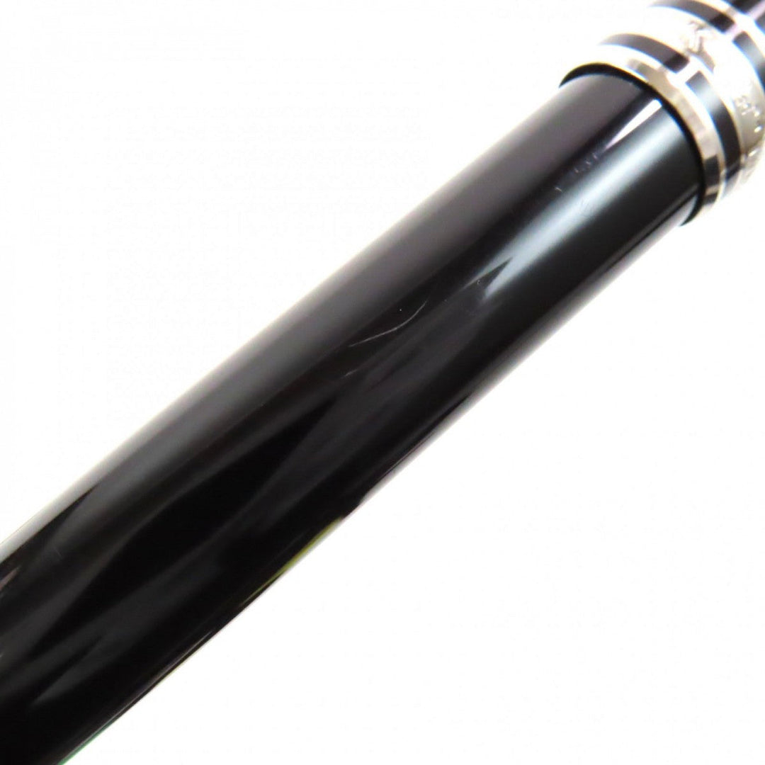 MONTBLANC Ballpoint pen Resin, Platinum black Meisterstck Pix Classic mens Used Authentic